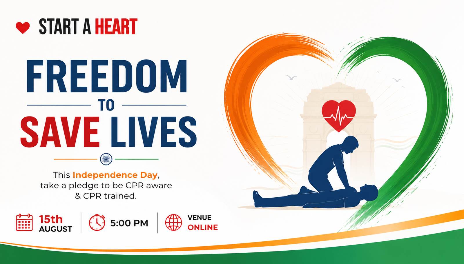 🇮🇳 Celebrate Freedom. Learn to Save a Life.