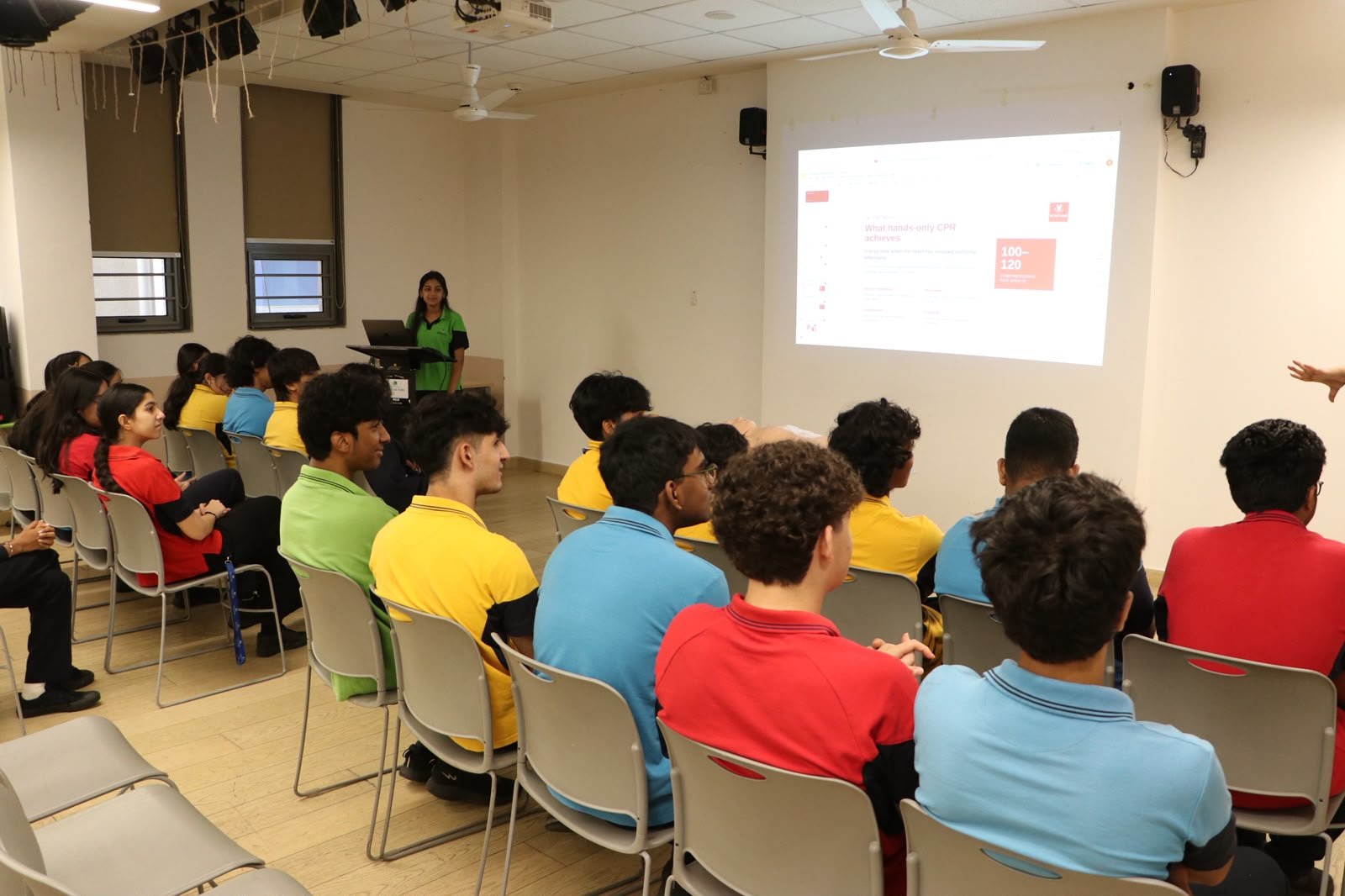 Hands-On CPR Training Program Conducted at Shiv Nadar School, Gurgaon