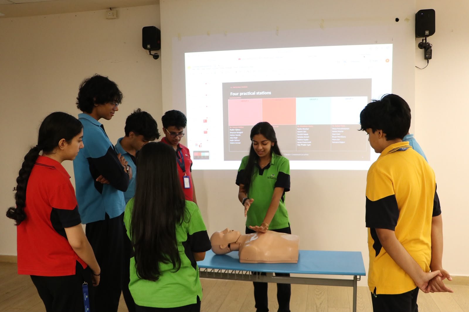 Hands-On CPR Training Program Conducted at Shiv Nadar School, Gurgaon