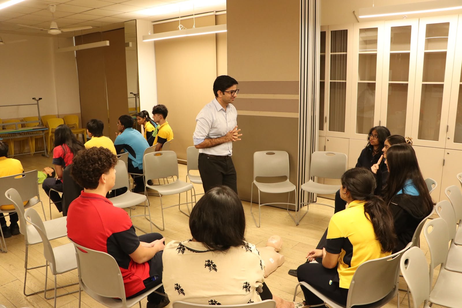 Hands-On CPR Training Program Conducted at Shiv Nadar School, Gurgaon